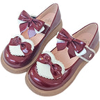 Cute Milkmaid Round Toe Multicolor Lolita Shoes - image 3