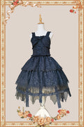 Witch's Apprentice - Gothic Lolita Split Type Black Suit - image 27