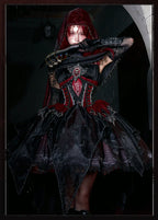 Bone Dragon - Gothic Lolita Corset JSK Dress Set with Embroidery - image 63