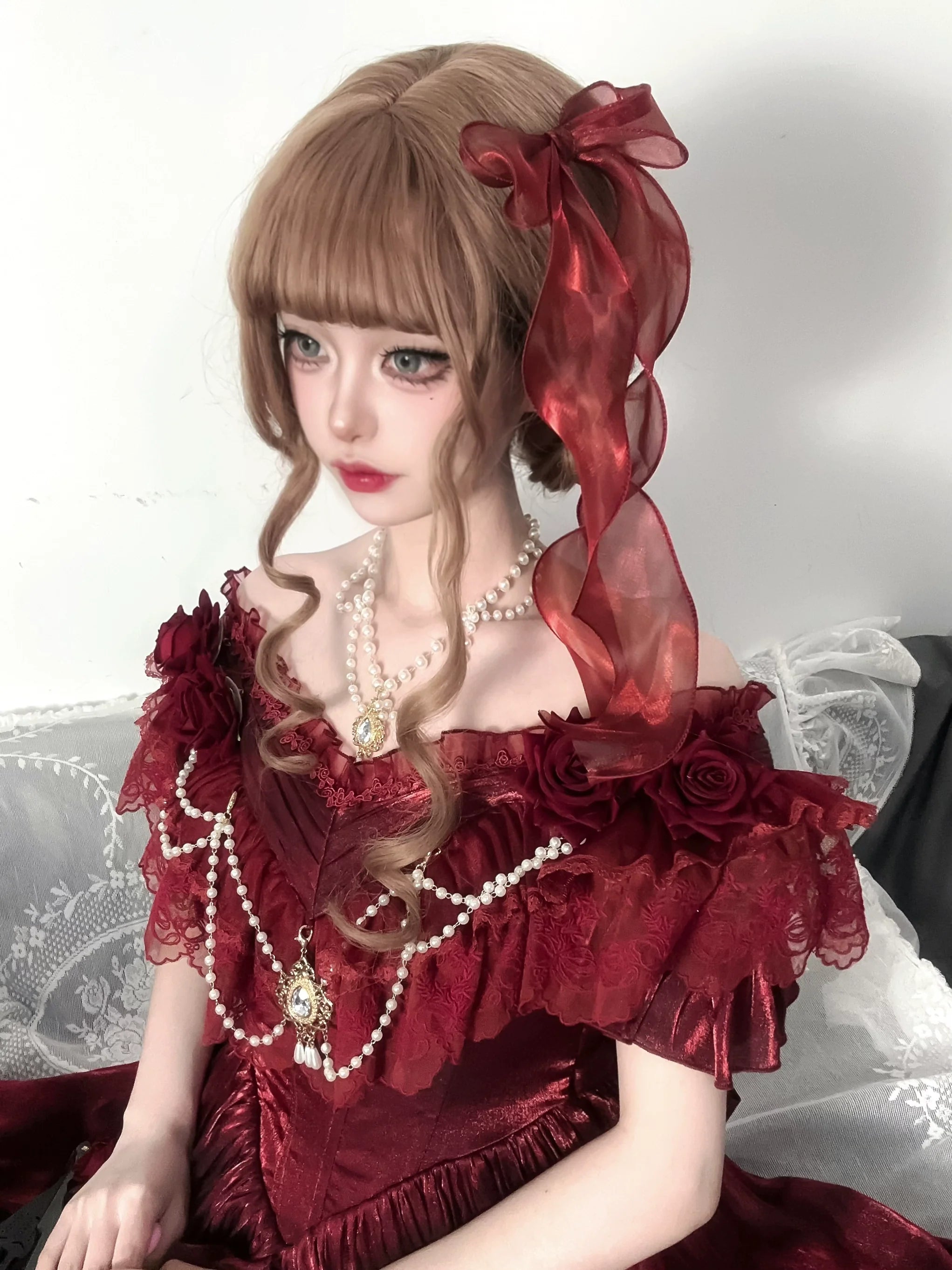 Tana Manor - Classic Lolita Accessories Sleeves Trailing Shawls - image 16