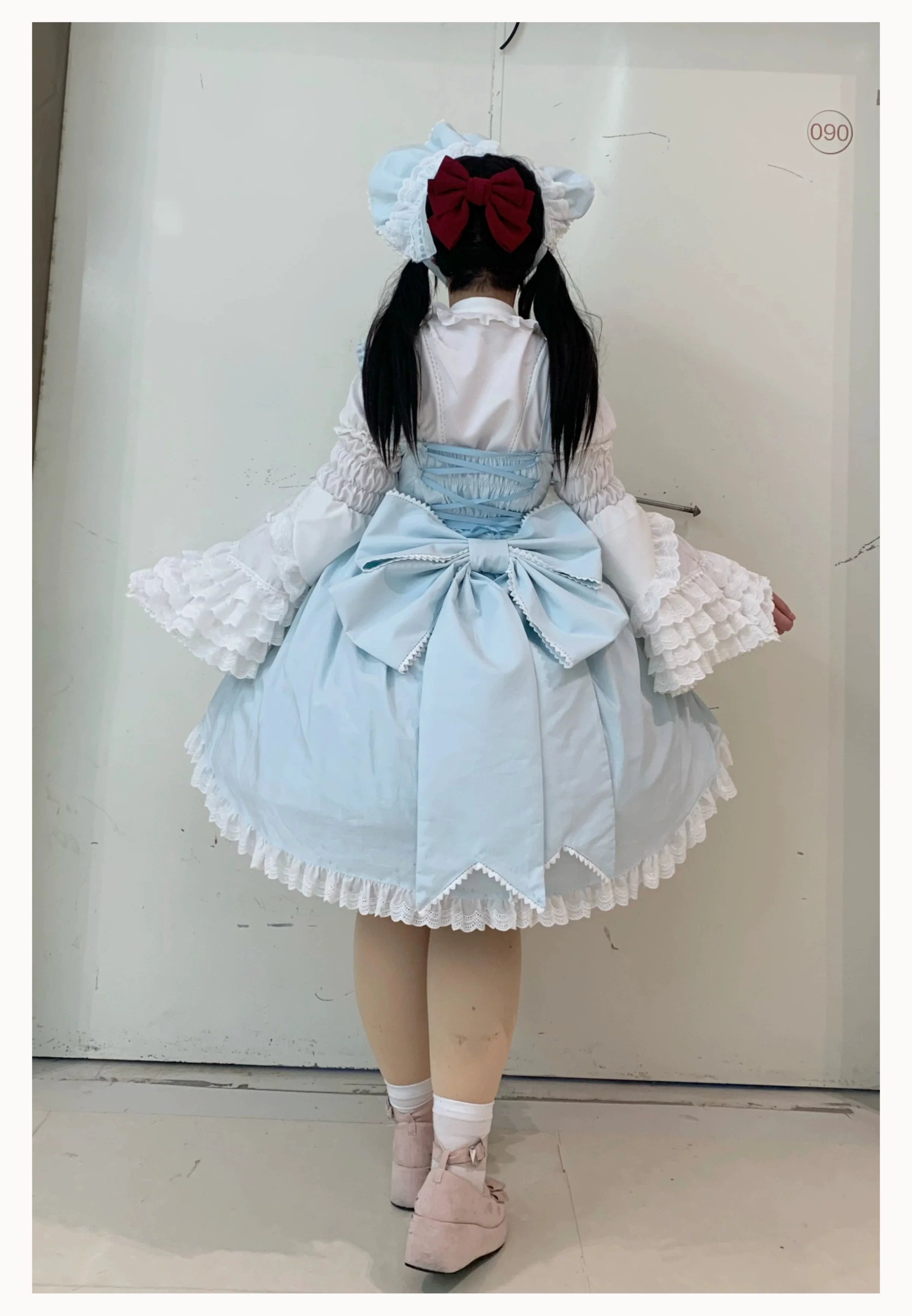 Gryza Plus Size Princess Lolita JSK with Cotton Tiered Ruffles - image 12