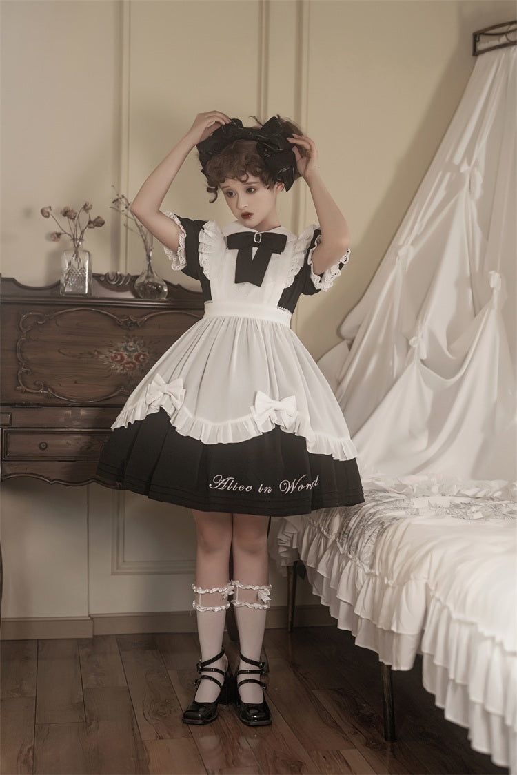 Sweet Alice - Short Sleeves Maid Lolita OP - image 16