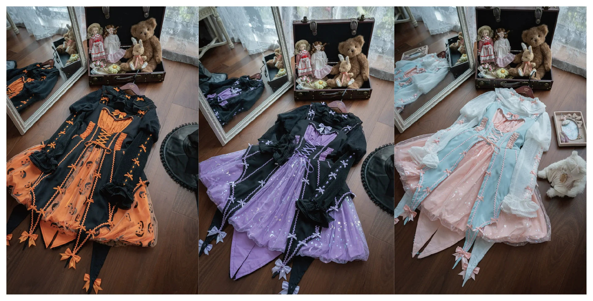 Halloween Gothic Lolita JSK Dress, Pumpkin-inspired Dress - image 36