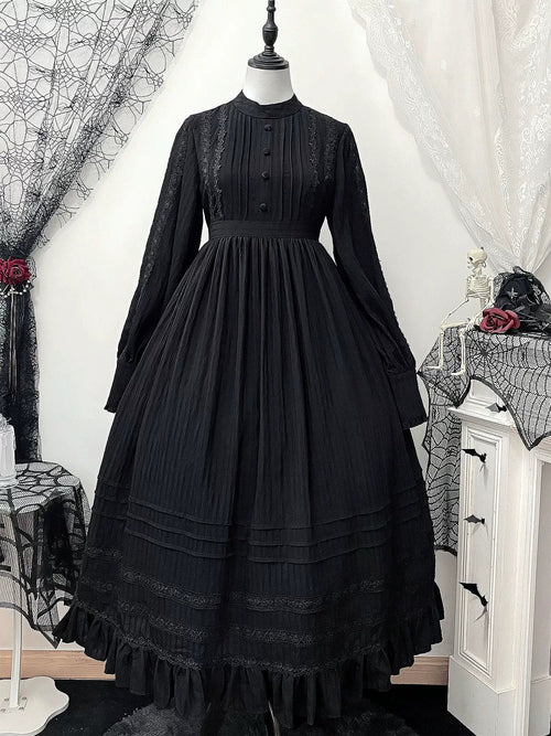 A Quiet Place - Nun Style Gothic Lolita OP Dress - image 14