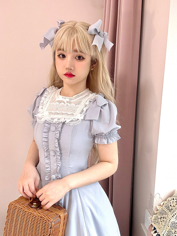 Long Vesion Elegant and Vintage Lolita OP - image 22