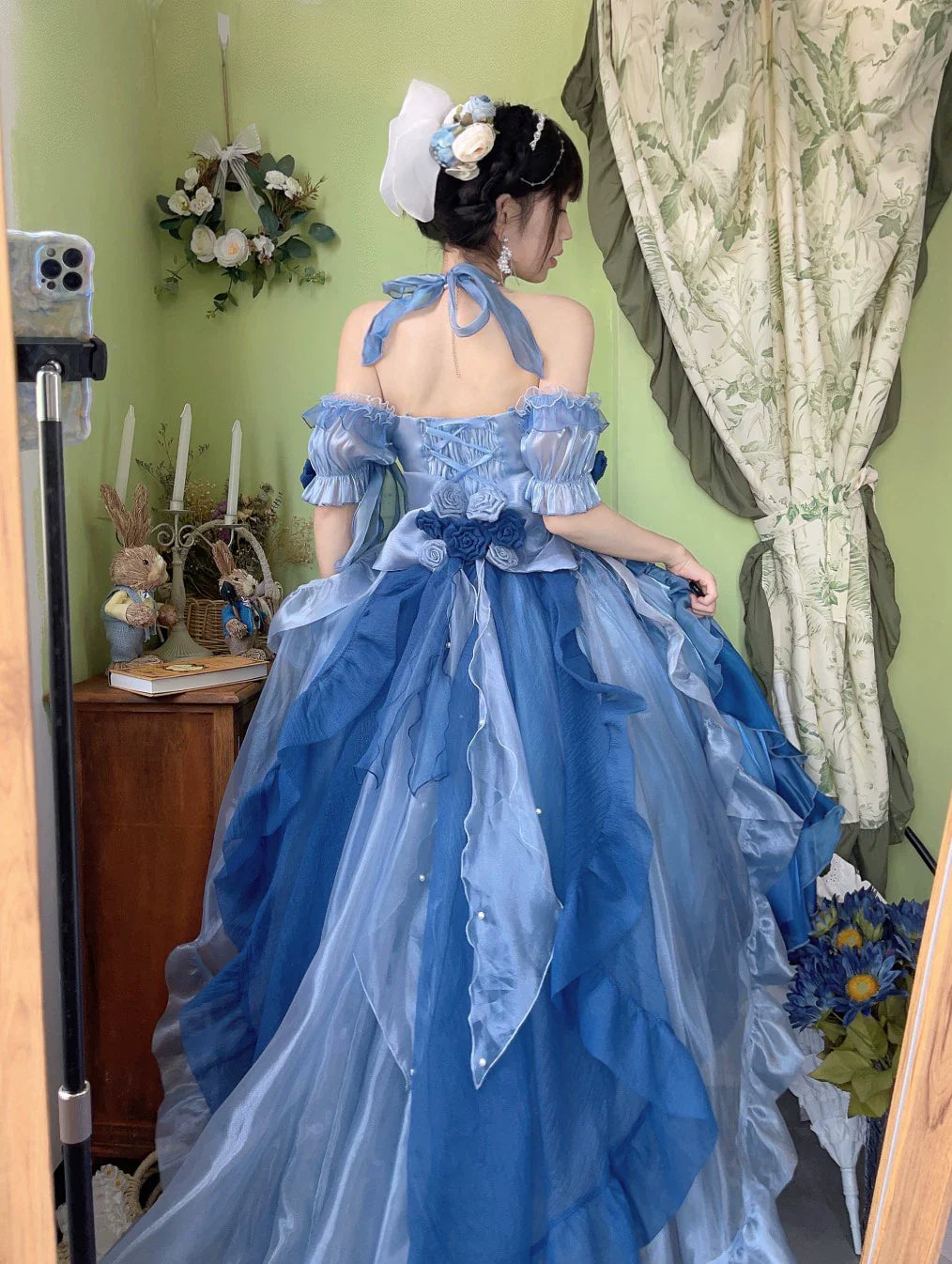 Elegant Lolita Detachable Train & Shoulder Strap Collection - image 1