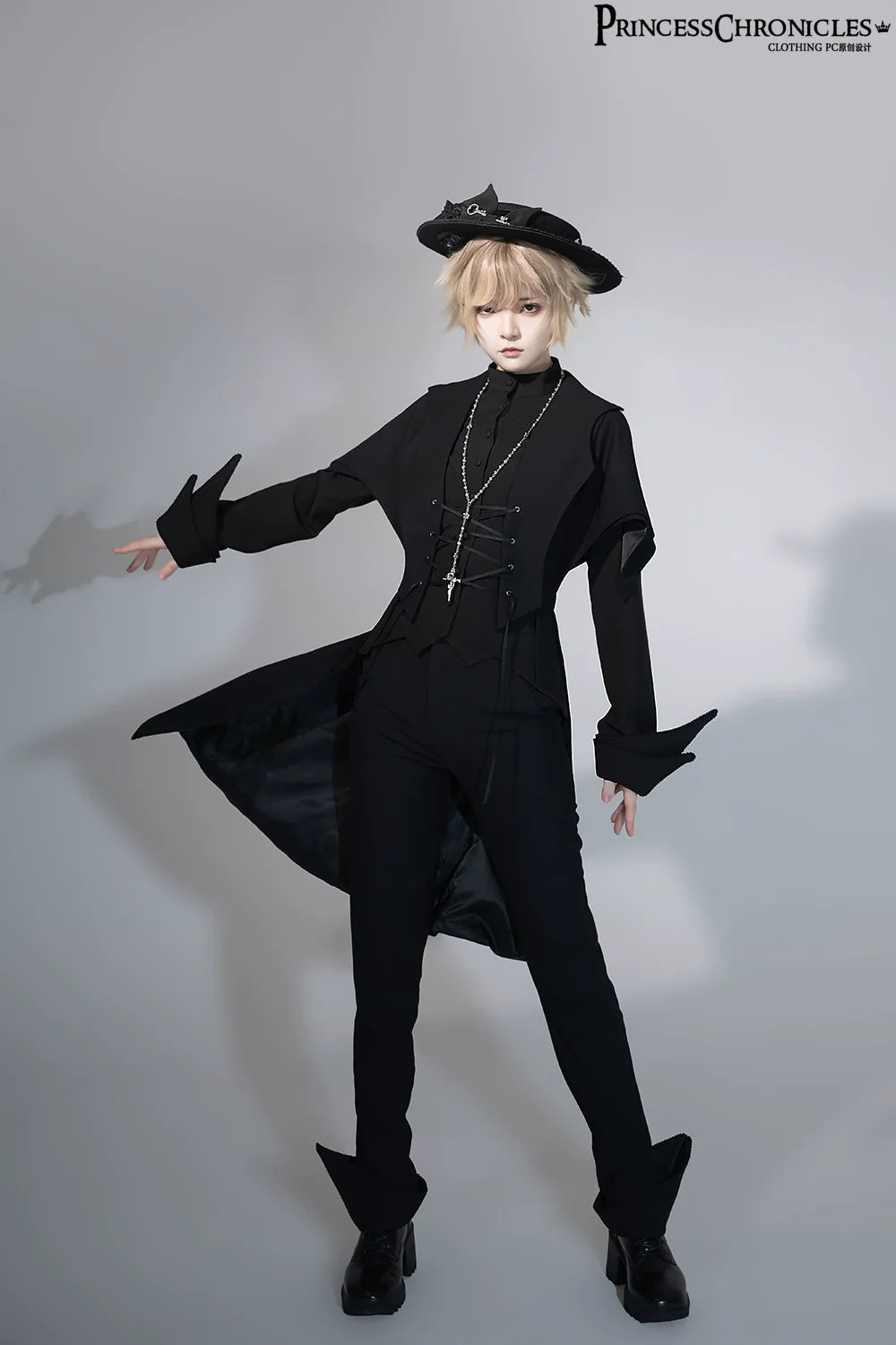 Yan Ye - Swallowtail Ouji Lolita Long Vest - image 5