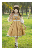 Flying Bird - Plus Size Elegant Lolita JSK Dress With Bird Embroidery - image 1