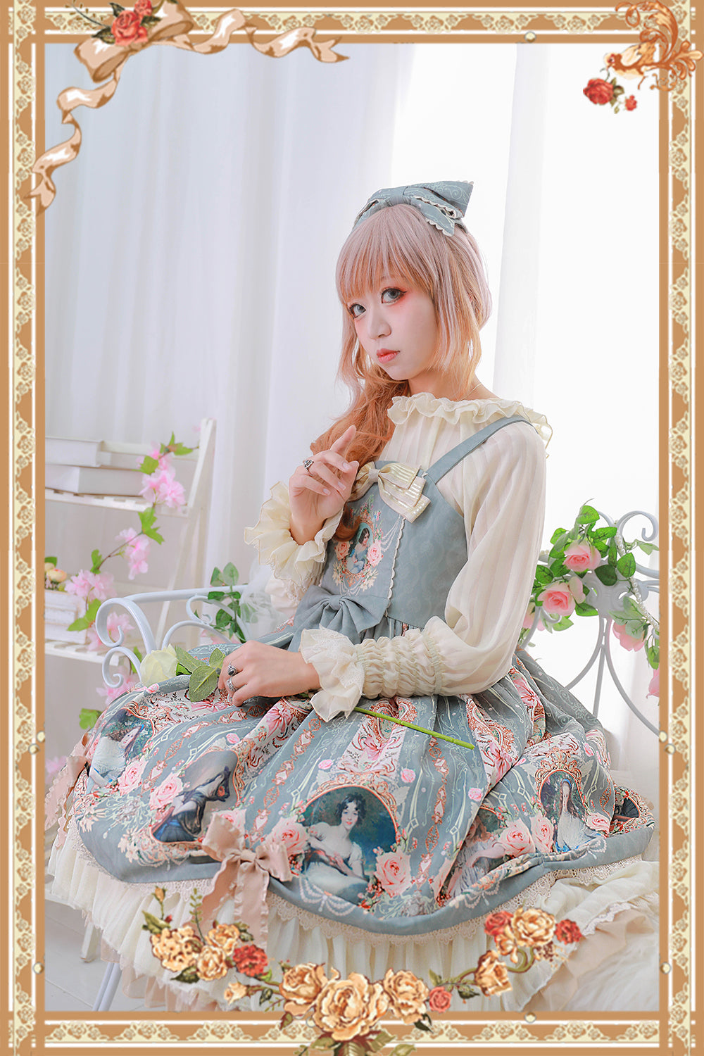 Portrait of a Little Lady - Classic Lolita JSK Dress - image 15