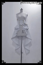 Rabbit Theater White Moonlight - Ouji Lolita Shorts Set, Rabbit Hat - image 23