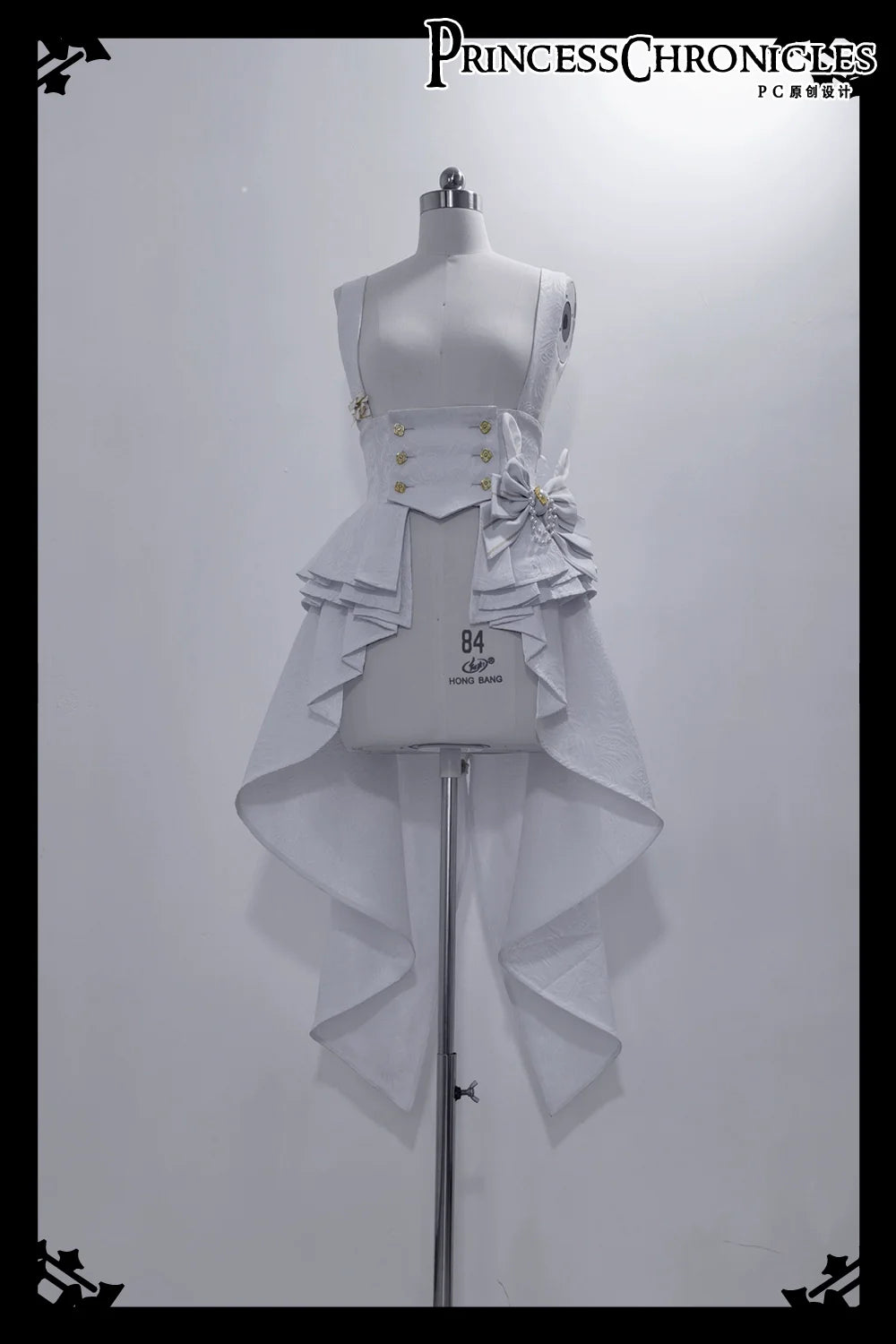 Rabbit Theater White Moonlight - Ouji Lolita Shorts Set, Rabbit Hat - image 23