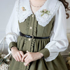 Window Rose - Classic Embroidered Front-Button OP Dress - image 10