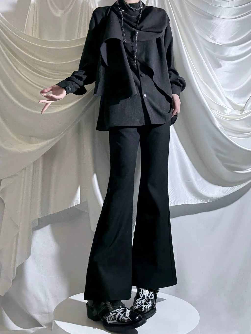 Winter Ouji Fshion Shirt & Pants, Cowl Neck Style - image 12