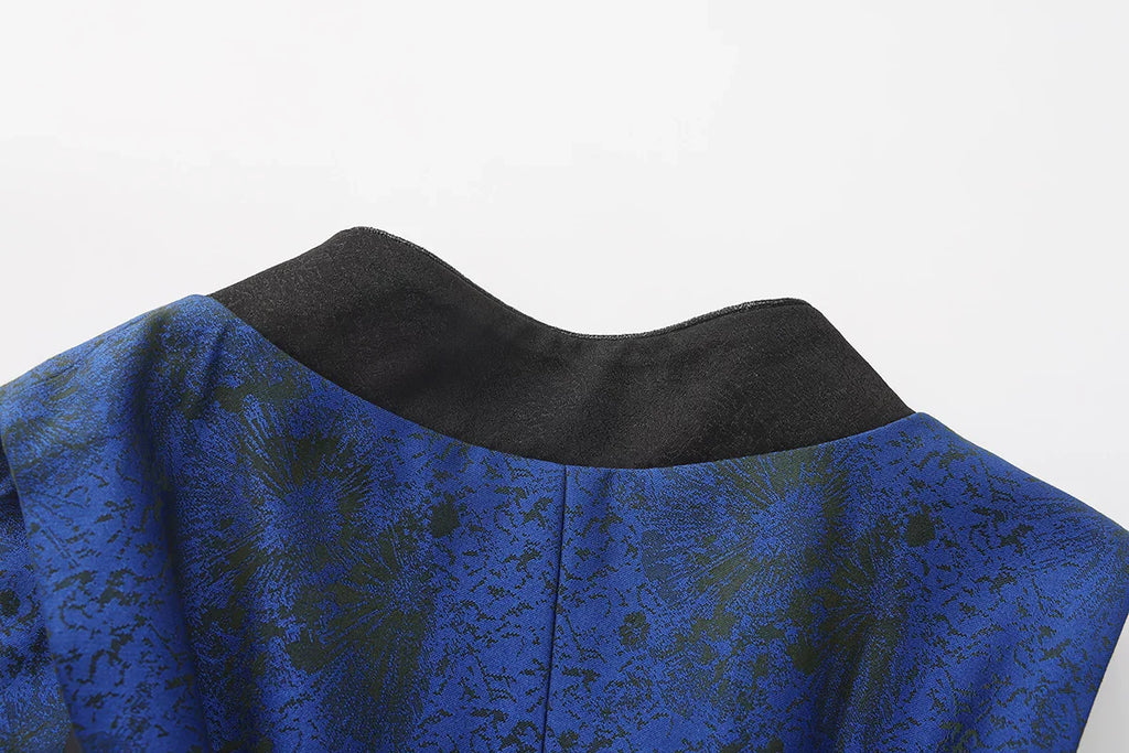 Timeless Oath - Sleeveless Ouji Vest Coat with Embroidered Sword - image 7