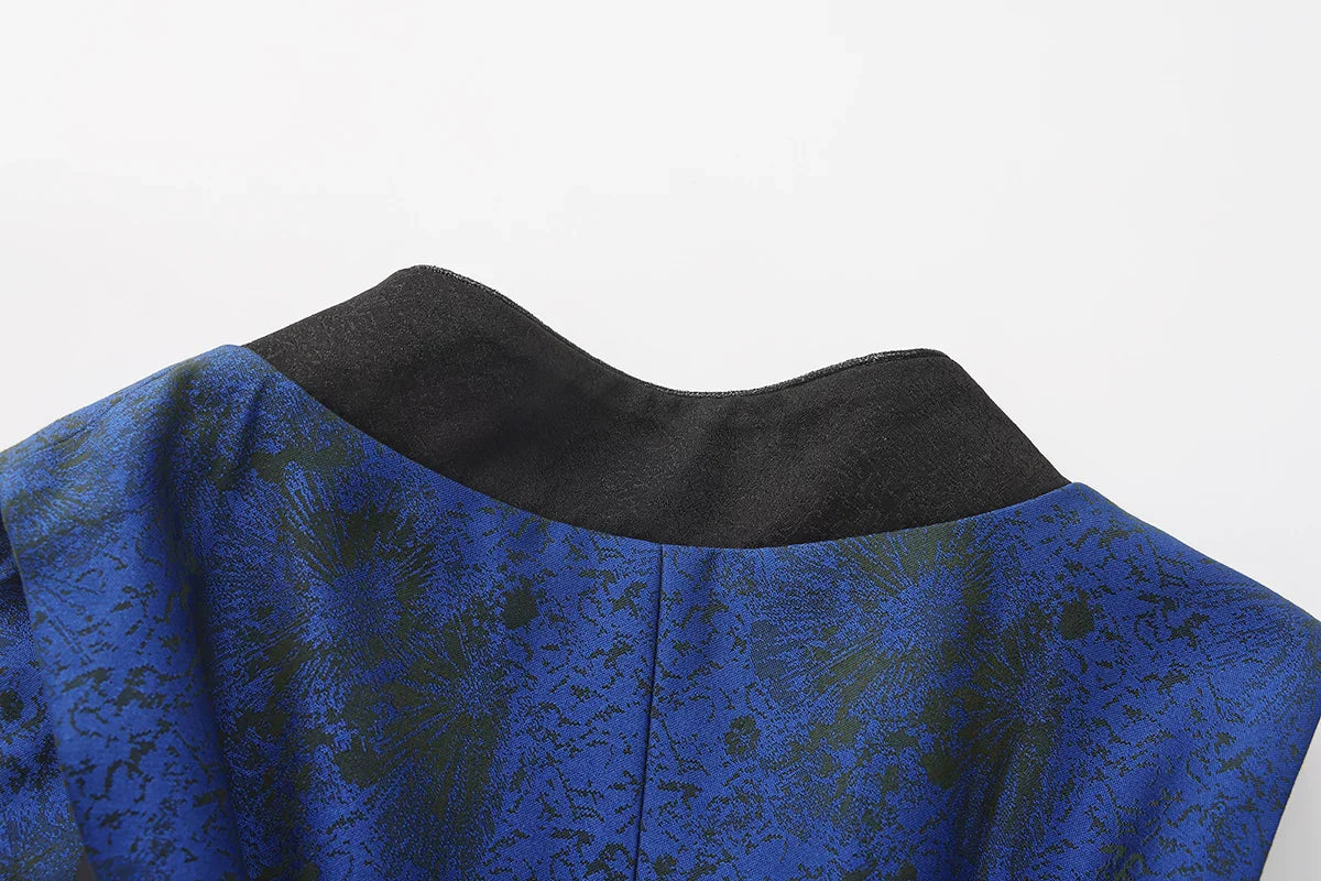 Timeless Oath - Sleeveless Ouji Vest Coat with Embroidered Sword - image 7