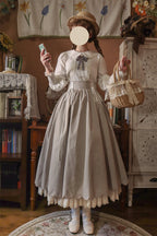 Countess's Autumn Tour - Retro Lolita Embroidery Long SK - image 26