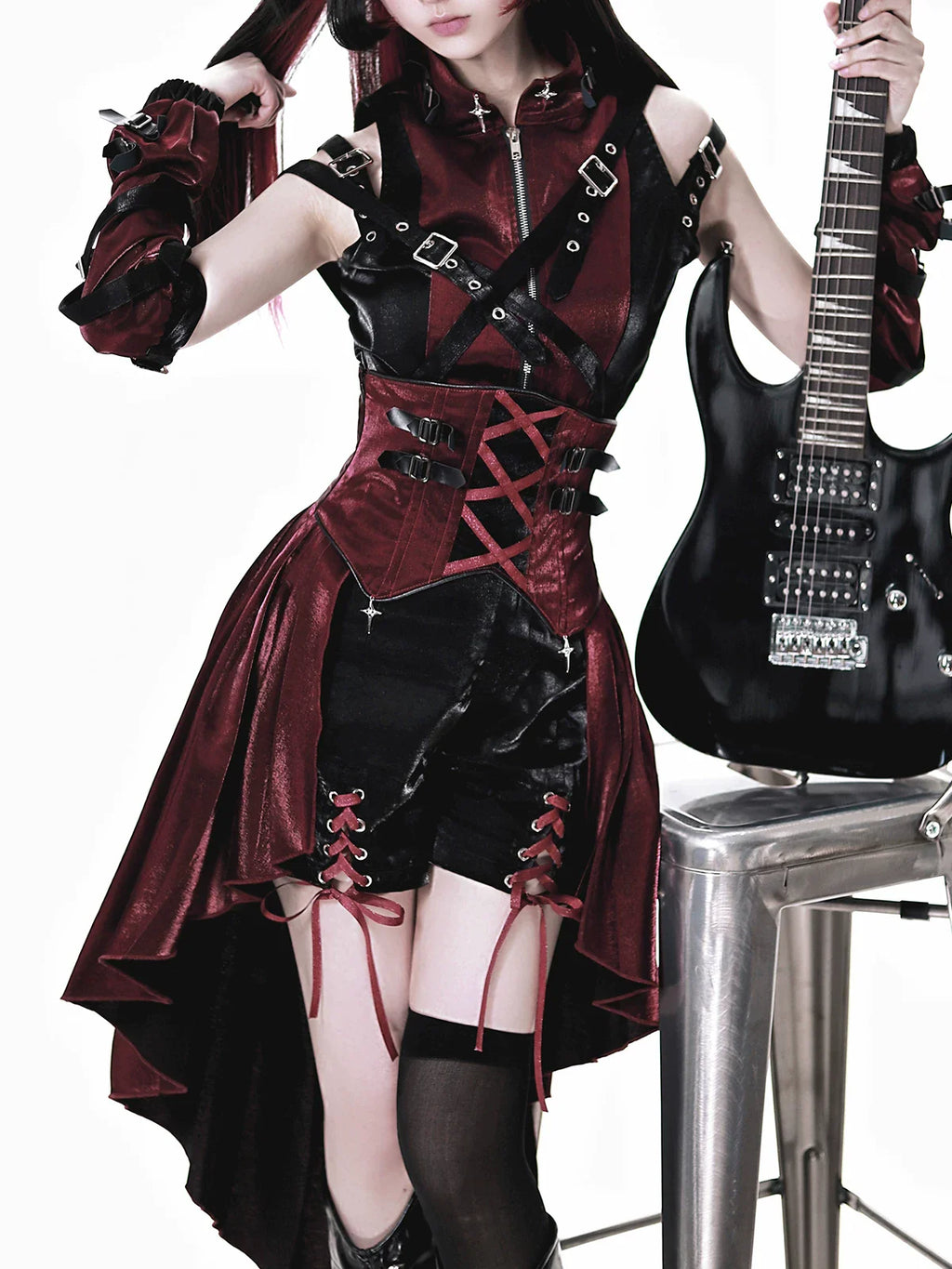 Prime Assassin - Ouji Lolita Suspender Skirt Full Set & Separates - image 14