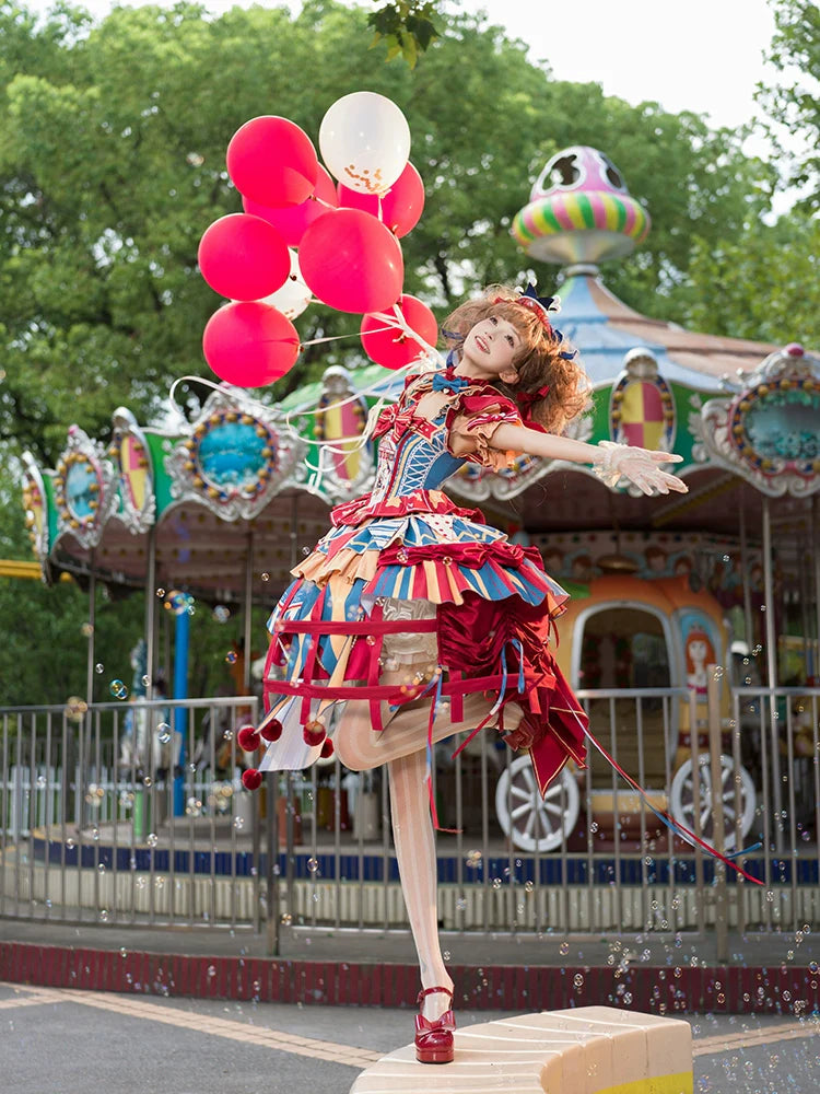 Circus Fairy Tale Opener - Doll-Like Kawaii Lolita Dress and Accessories - image 2