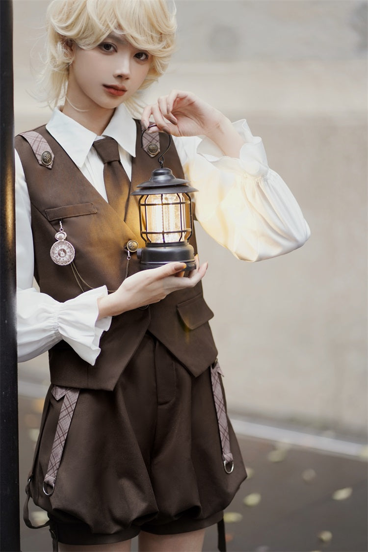 Detective Rabbit Kiri - Ouji Lolita Outfits, Backpack Pants - image 6