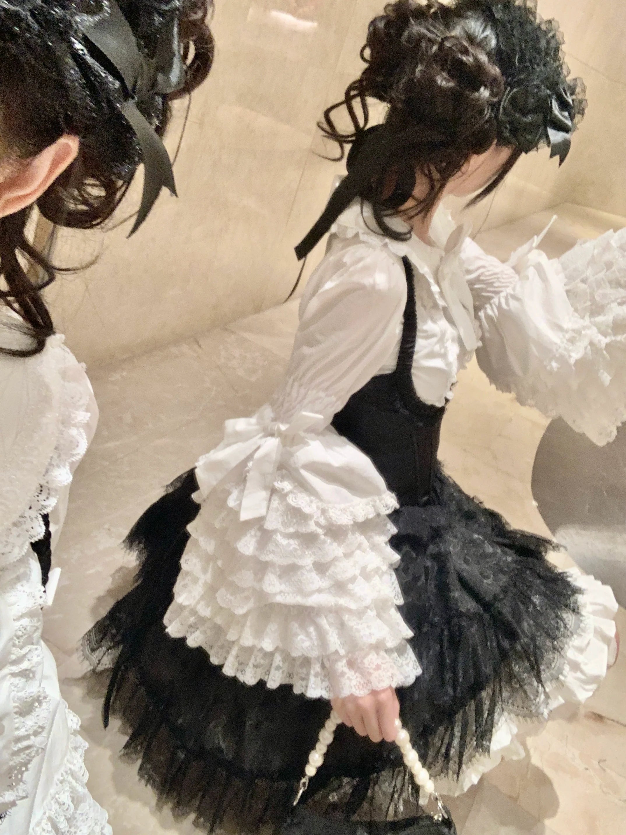 Cannelés - Elegant Lolita Cotton Blouse, Hime Sleeve - image 11