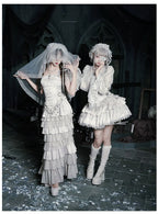 Humanoid Robot - Silver Gothic Lolita Mermaid Skirt Set - image 21