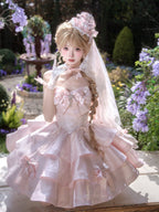 Satin Fantasy Lolita Long Cocktail Dress - image 4