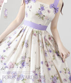 Forest Holiday - Elegant Lolita Foral Print JSK Dress Multicolors - image 13