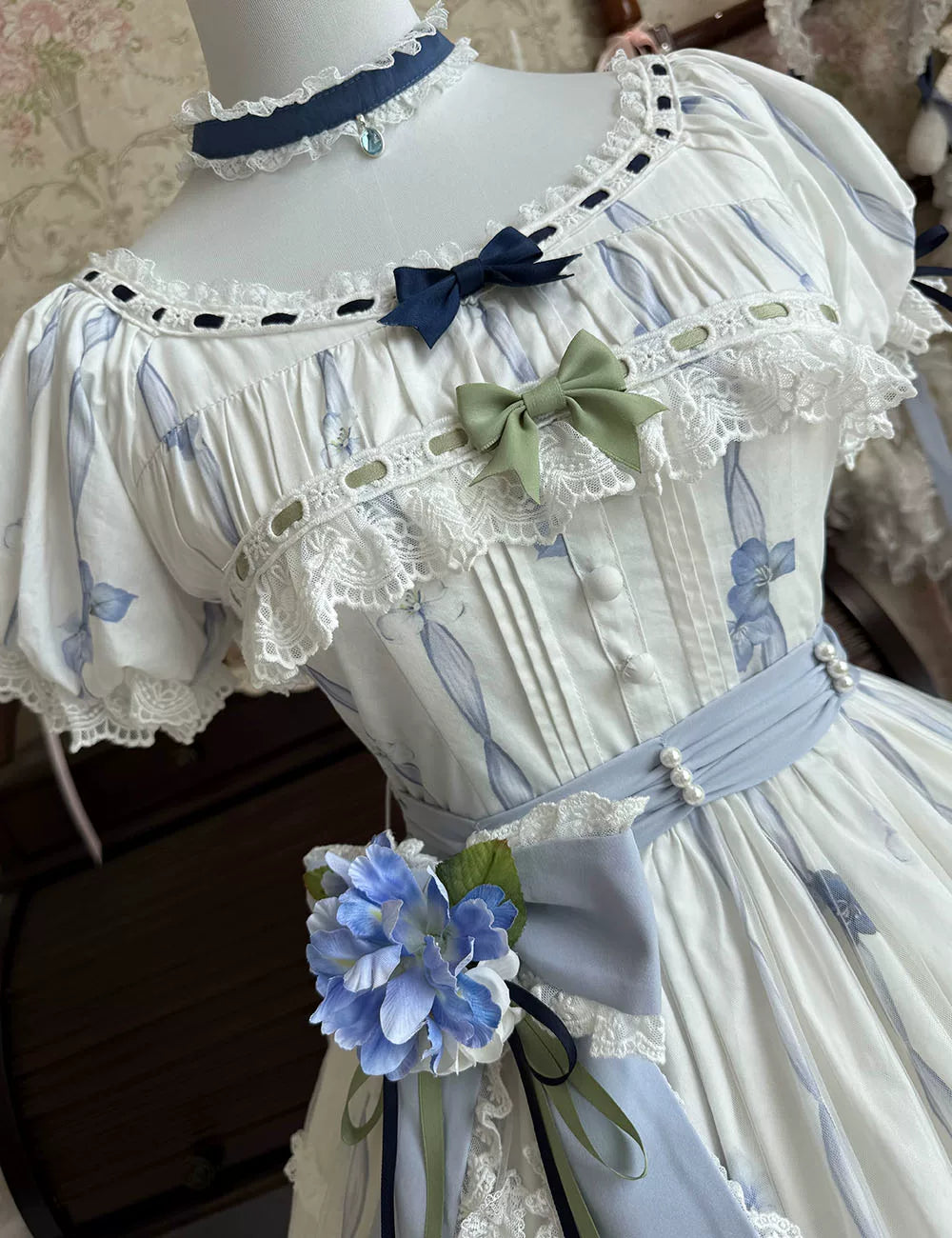 Blue Kite Lolita OP, JSK, Two-Piece Set and Accessories Series - image 19