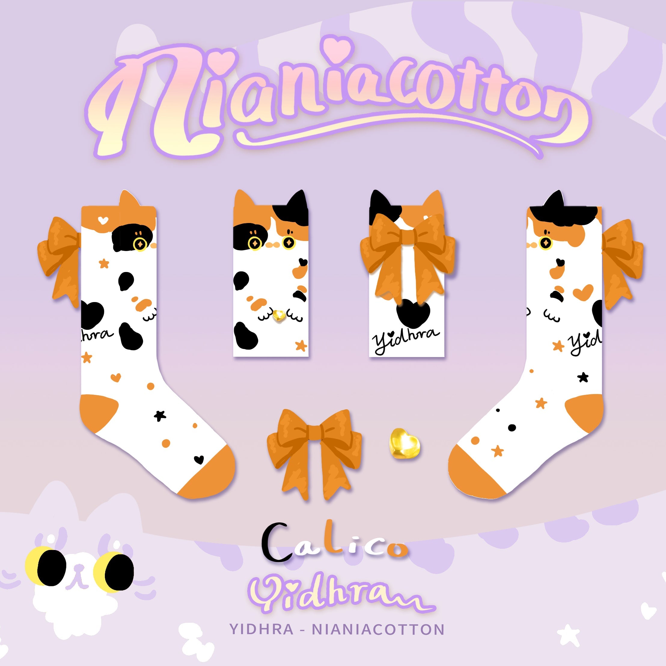 Cute Cat Cotton Lolita Socks - image 3