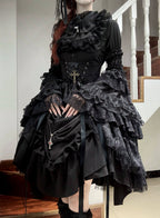 Eternal Taboo - Gothic Lolita Dress with Princess Sleeve Shirt - image 1