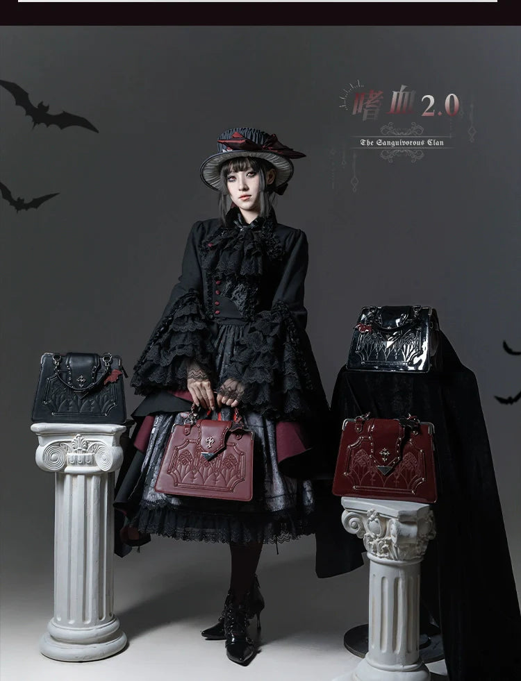 The Sanguivorous Clan 2.0 - Gothic Lolita Handbag & Jabot - image 5