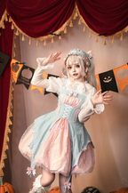 Halloween Gothic Lolita JSK Dress, Pumpkin-inspired Dress - image 38