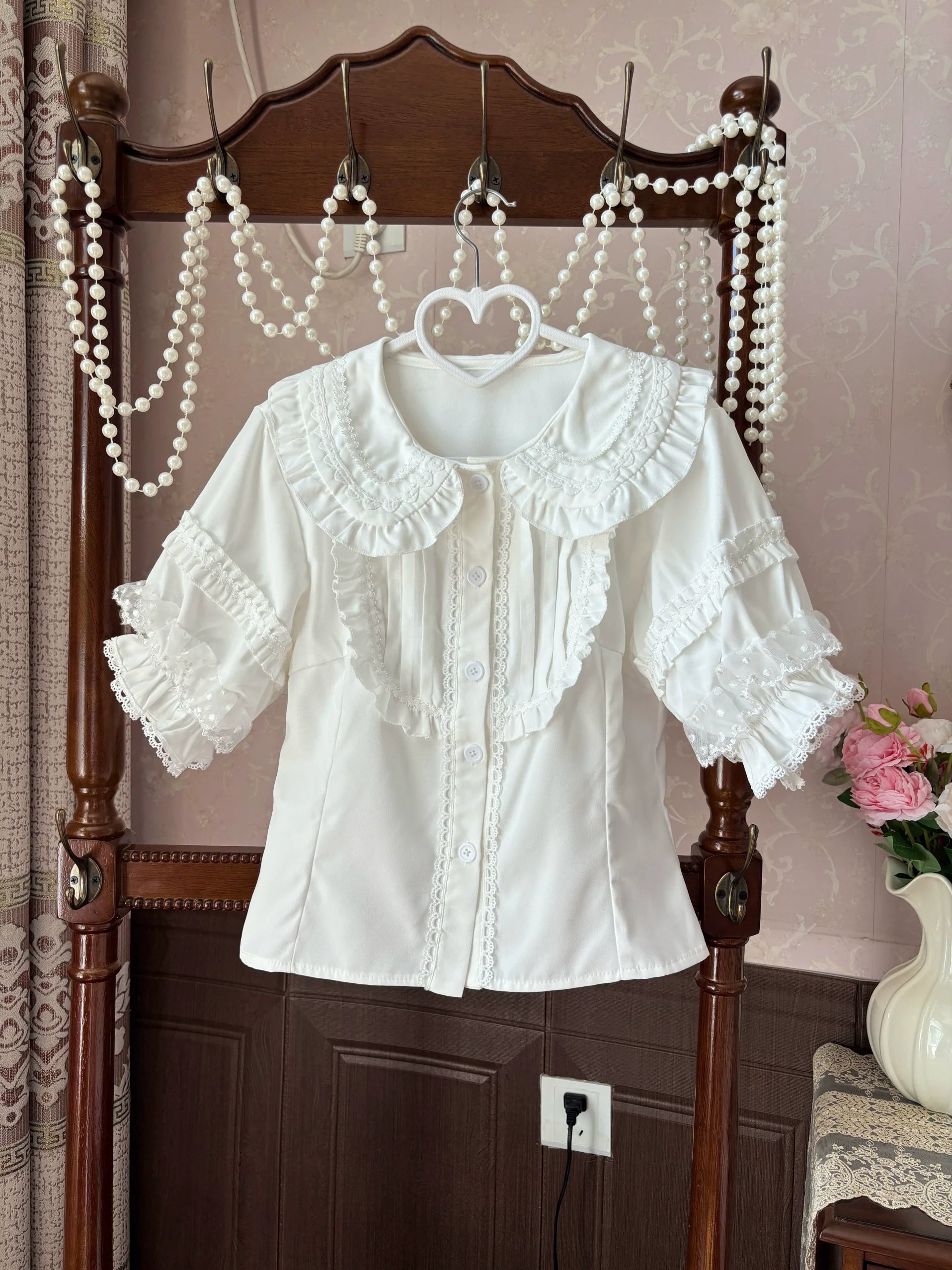 Candy Party - Printed Sweet Lolita JSK, Peter Pan Collar Shirt - image 22