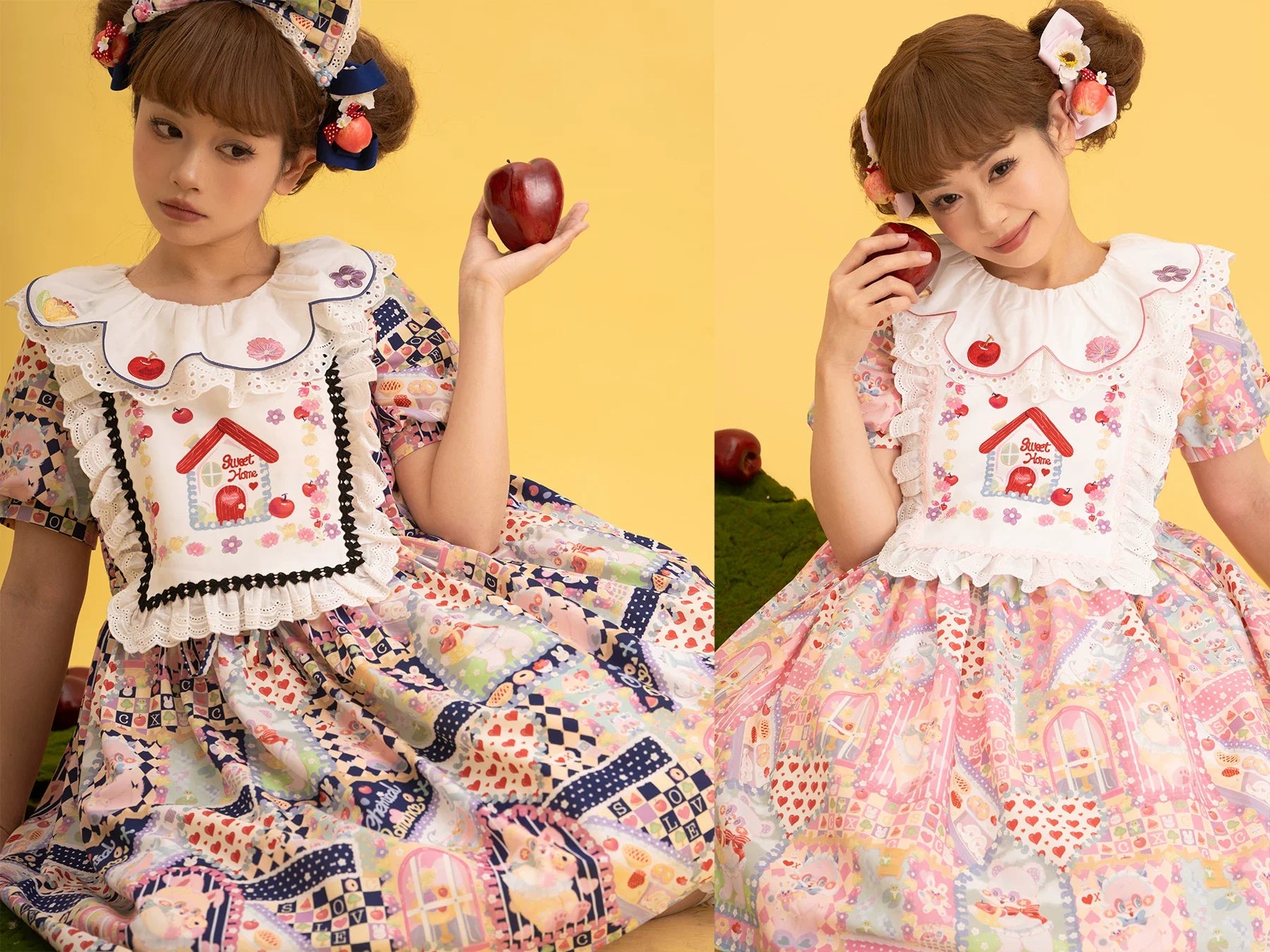 Sweet Home Candy House Print Classic Lolita OP Dress - image 13