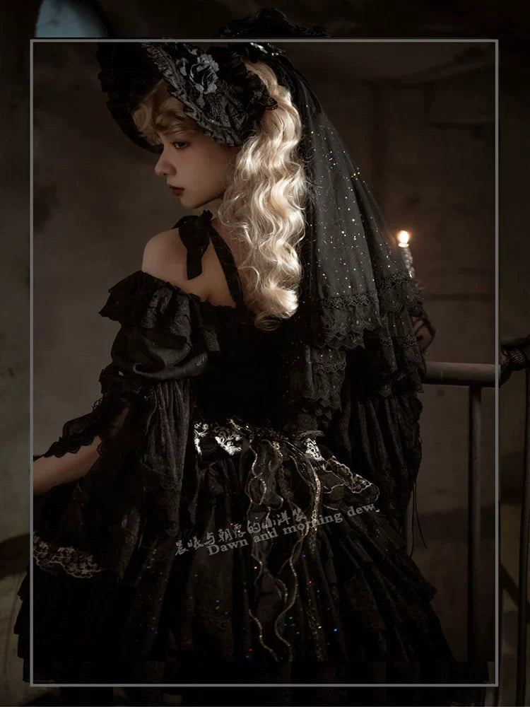 Elegant Lolita OP Dress Sunrise Elf Long Dress - image 28