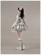 Humanoid Robot - Silver Gothic Lolita Mermaid Skirt Set - image 62