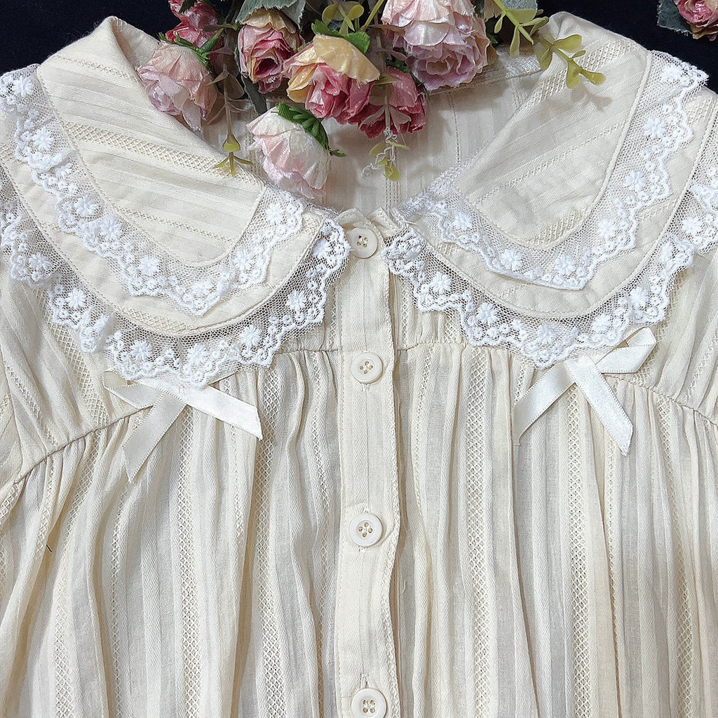 Sweet Lolita Doll Collar High-Waisted Blouse - image 27