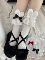 Cotton Lolita Bunny Ear Socks Summer Bow Short Socks - image 12