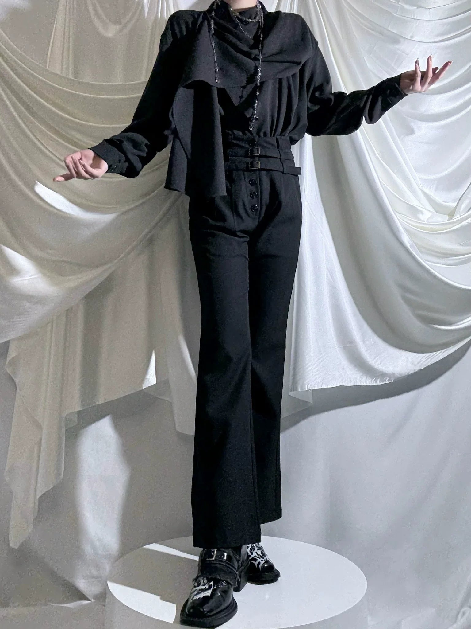 Winter Ouji Fshion Shirt & Pants, Cowl Neck Style - image 13