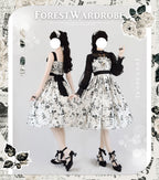 Forest Holiday - Elegant Lolita Foral Print JSK Dress Multicolors - image 8