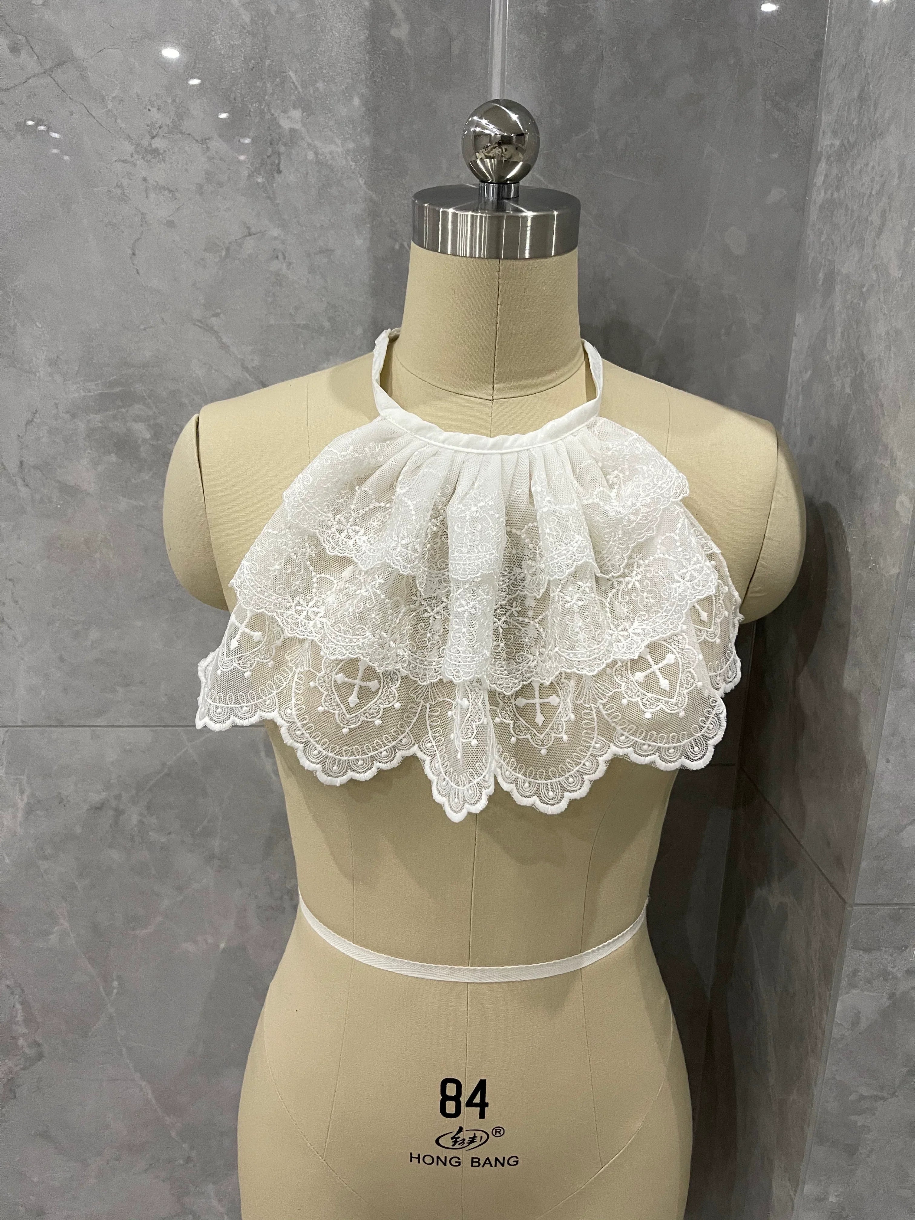 Elegant Lolita Bib Lace Lolita Accessory - image 7