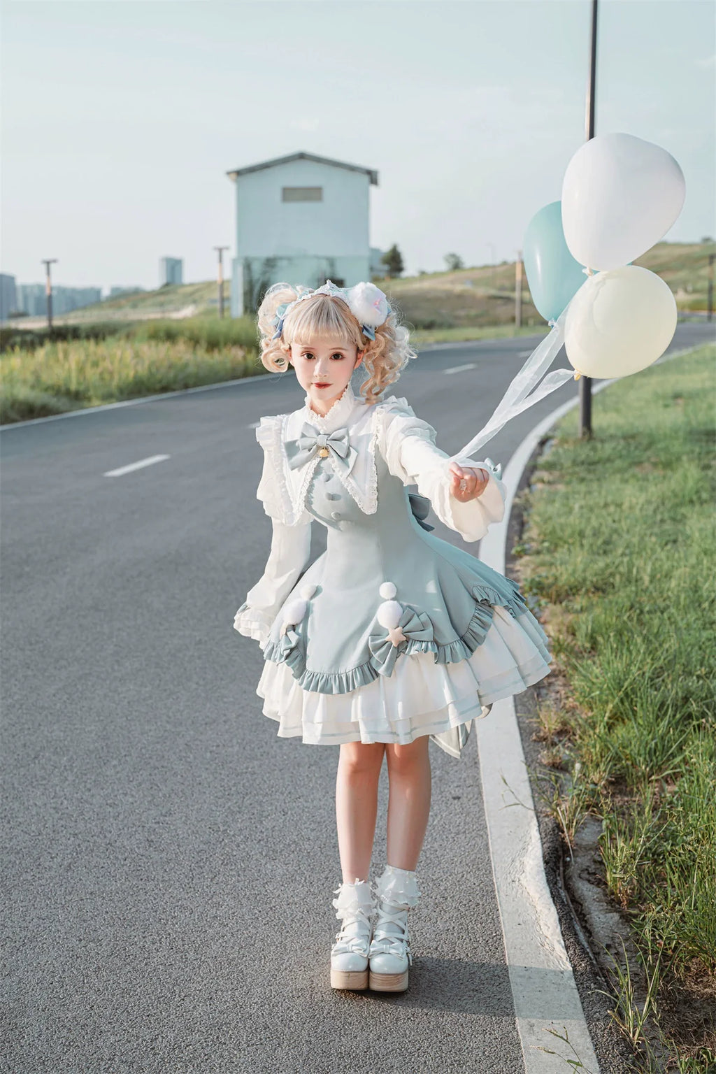 Magic Girl - Sweet Lolita Long Sleeve OP Christmas - image 9