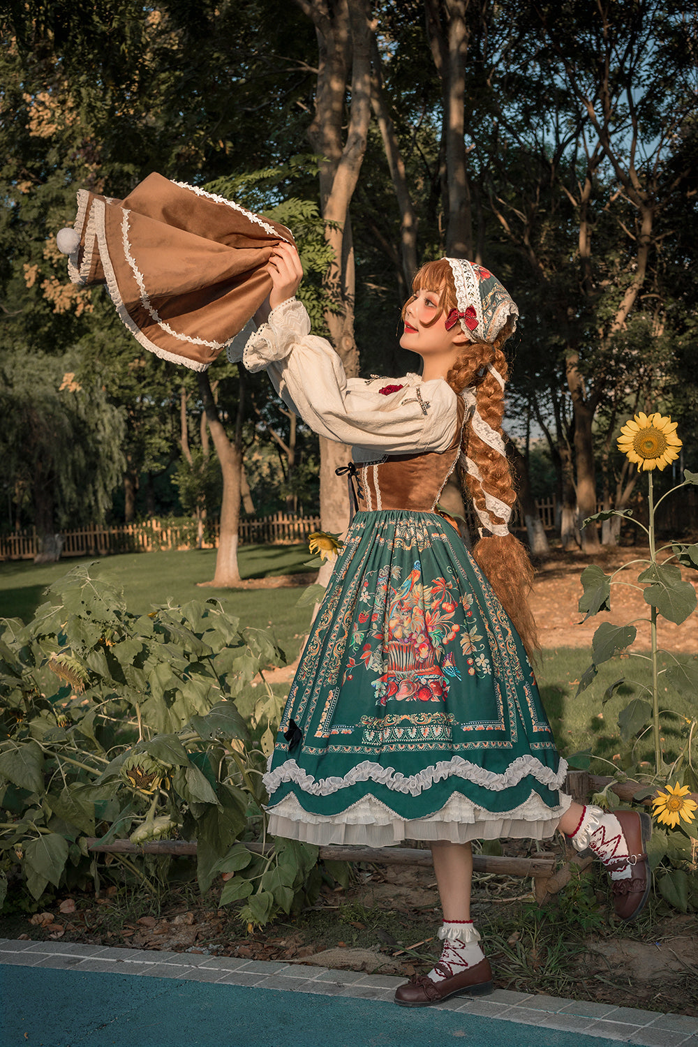 Rich Hymn - Lolita Bavarian Long Velvet JSK - image 15