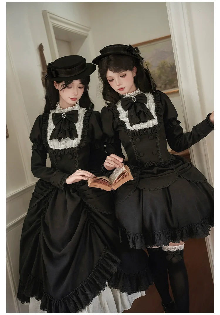 Fog City Time Difference - Classic Lolita SK & Blouse Suit - image 13