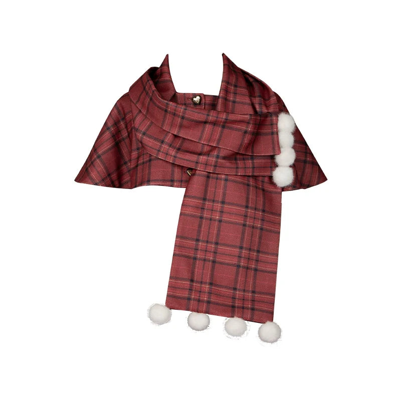 Wish Date - Twins Lolita Fishbone Bust-supporting JSK Winter Scarf-Cape and Accessories - image 25
