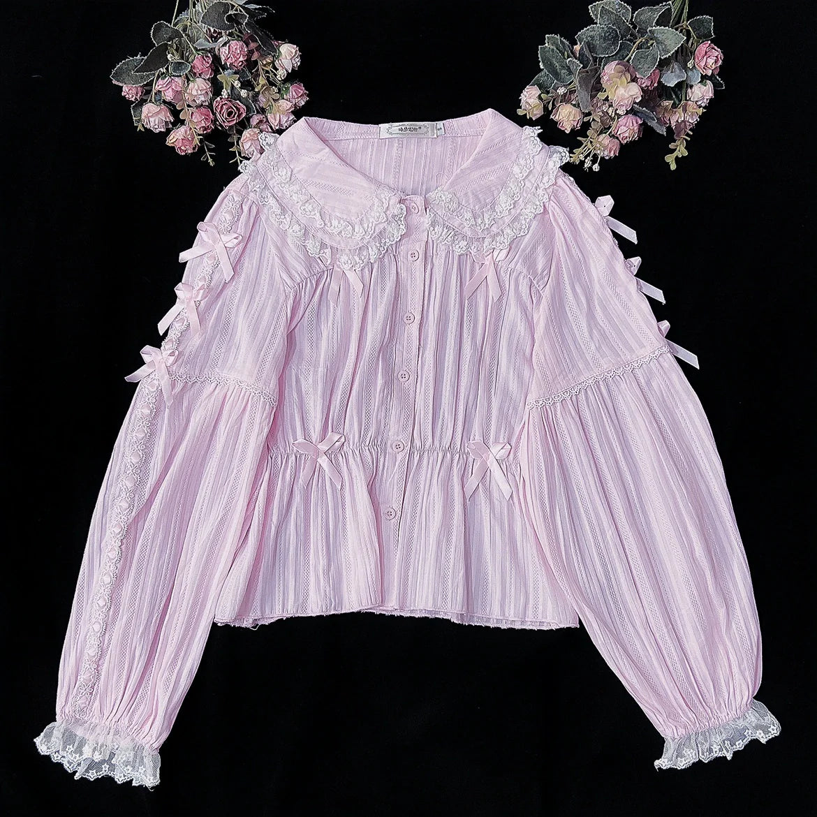 Sweet Lolita Doll Collar High-Waisted Blouse - image 39