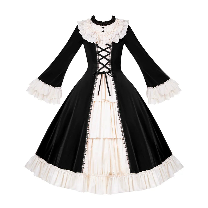The Nutcracker - Winter Classic Lolita OP Dress, Front Opening and Accessories - image 25