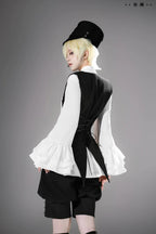 Ashes - Vintage Ouji Lolita Blouse and Shorts Set - image 2
