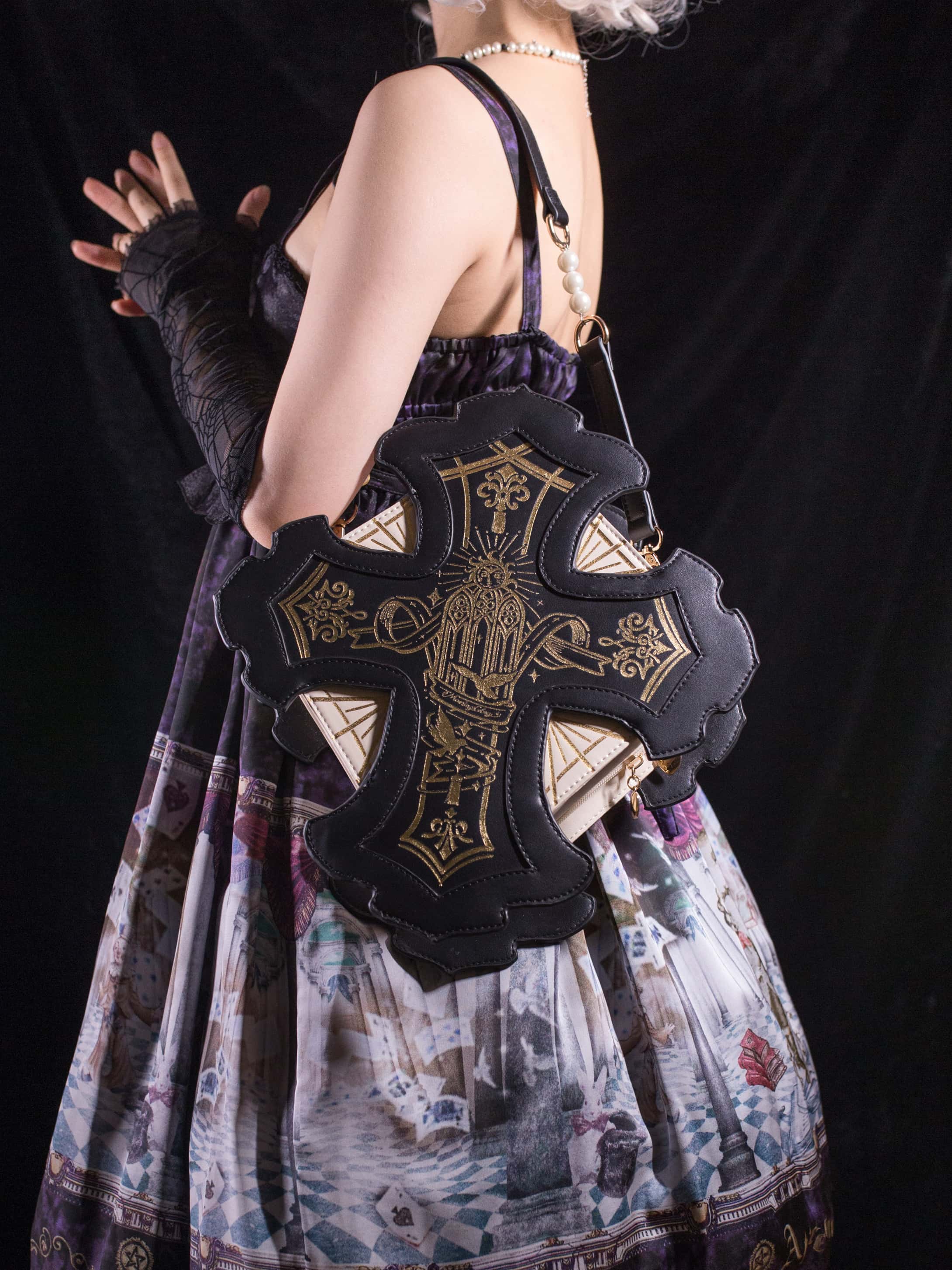 Temple Morning Hymn - Vintage Lolita Crossbody Bag - image 17