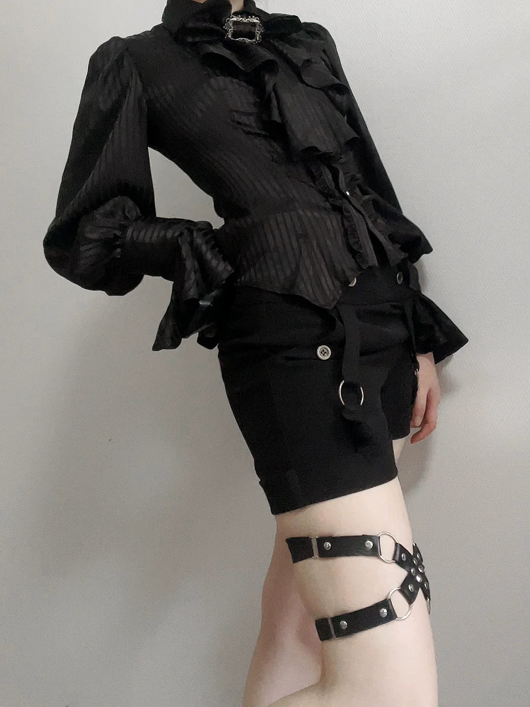 Moonstone Elegant Ouji Shirt with Detachable Jabot - image 12